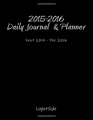 9781517030056: 2015-2016 Daily Journal & Planner