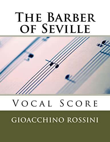 9781517044275: The Barber of Seville (Il Barbiere di Siviglia) - vocal score (Italian/English)