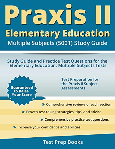 Beispielbild fr Praxis II Elementary Education: Multiple Subjects (5001) Study Guide zum Verkauf von Better World Books: West