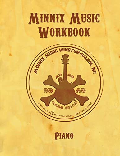 9781517057350: Minnix Music Workbook: Piano: Piano