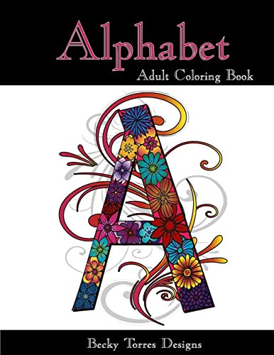 9781517077853: Alphabet: Adult Coloring Book