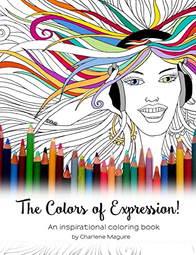 9781517096649: The Colors of Expression: An inspirational coloring book