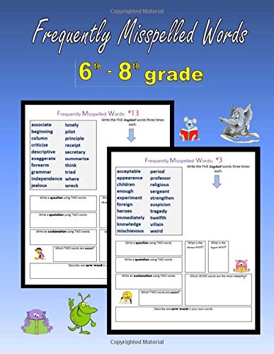 Imagen de archivo de Frequently Misspelled Words (6th grade - 8th grade) a la venta por ThriftBooks-Dallas