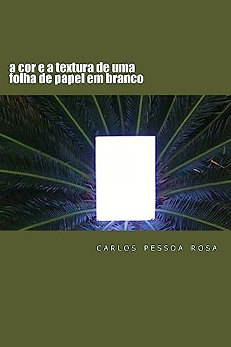 9781517128418: a cor e a textura de uma folha de papel em branco (Portuguese Edition)