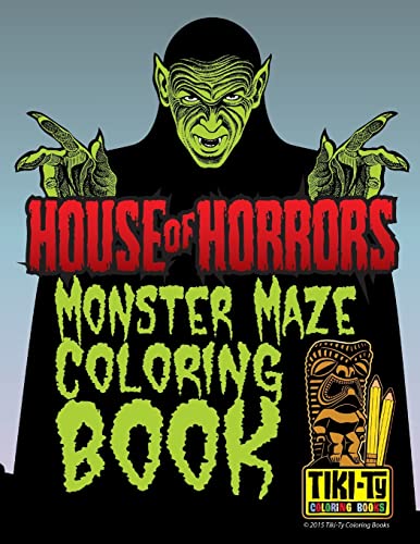 Beispielbild fr House of Horrors coloring book: Monster Mazes (Tiki-Ty) zum Verkauf von Russell Books