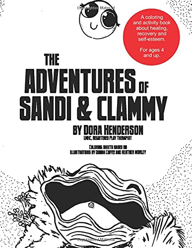 9781517153328: (Coloring Book) The Adventures of Sandi and Clammy