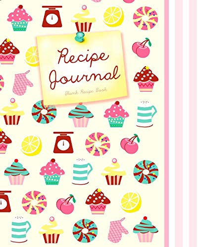Stock image for Blank Recipe Book: Recipe Journal ( Gifts for Foodies / Cooks / Chefs / Cooking ) [ Softback * Large Notebook * 100 Spacious Record Pages * Cupcakes & . - Specialist Composition Books for Cookery) for sale by Wonder Book