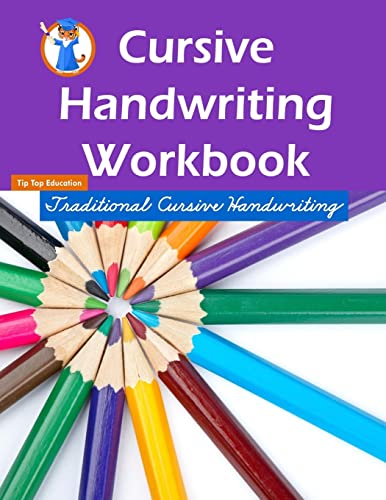 Stock image for Cursive Handwriting Workbook: Workbooks for 1st Graders Through 3rd Graders (80 Pages) for sale by HPB-Emerald