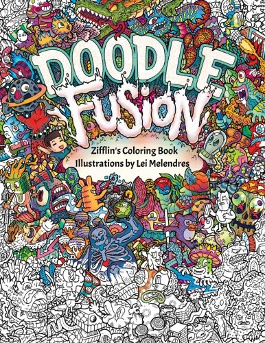 9781517376918: Doodle Fusion: Zifflin's Coloring Book: Volume 2