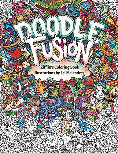 9781517376918: Doodle Fusion: Zifflin's Coloring Book