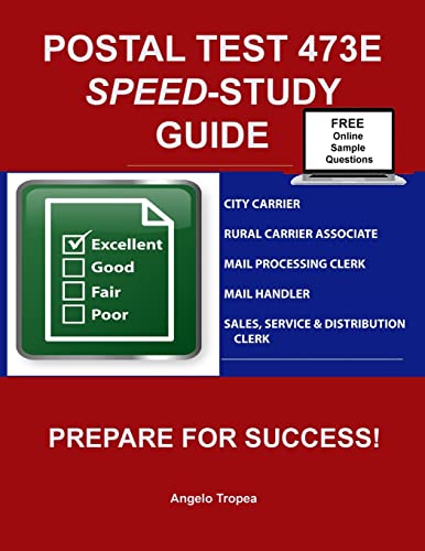 Stock image for Postal Test 473E Speed-Study Guide for sale by Decluttr