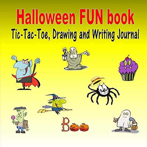 Beispielbild fr Halloween FUN book: Tic-Tac-Toe, Drawing and Writing Journal zum Verkauf von Revaluation Books