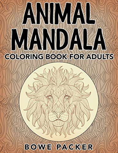 9781517542177: Animal Mandala: Coloring Book For Adults