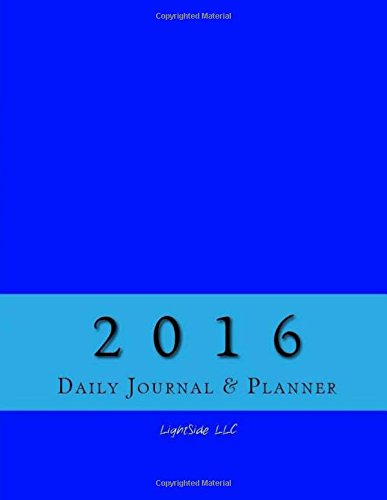 9781517563318: 2016 Daily Journal & Planner (Blue)