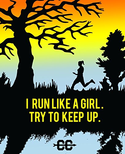 Stock image for I Run Like A Girl. Try To Keep Up.: Cross Country Coach Gift Journal. Girl running cross country emblem. (Cross Country Gift Journal) for sale by SecondSale