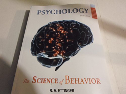 Imagen de archivo de Psychology: The Science of Behavior a la venta por Indiana Book Company