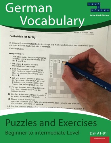 Beispielbild fr German Vocabulary: Puzzles and Exercises Beginner to intermediate Level (German Edition) zum Verkauf von MusicMagpie