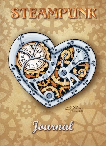 Stock image for Steampunk - Journal: Heart - 6.5x9 inches - Notebook with lined pages for sale by WorldofBooks