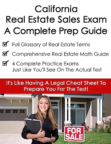Beispielbild fr California Real Estate Exam A Complete Prep Guide: Principles, Concepts And 400 Practice Questions zum Verkauf von California Books