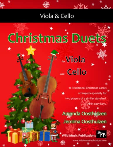 Stock image for Christmas Duets for Viola and Cello: 22 Traditional Christmas Carols arranged especially for two equal players. All in easy keys. for sale by SecondSale