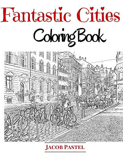 Stock image for Fantastic Cities Coloring Book: City Coloring Books For Adults for sale by California Books