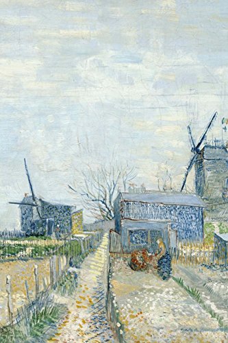 Stock image for Montmartre: windmills and allotments, Vincent van Gogh: Blank Journal / notebook / composition book, 140 pages, 6 x 9 inch (15.24 x 22.86 cm) Laminated for sale by WorldofBooks