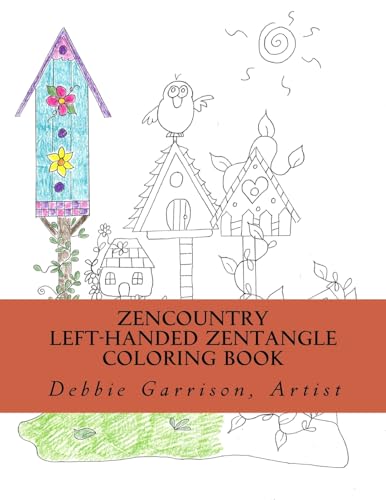 Imagen de archivo de ZenCountry A Zentangle LeftHanded Coloring Book a la venta por PBShop.store US