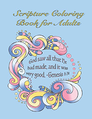 Stock image for Scripture Coloring Book For Adults for sale by AwesomeBooks
