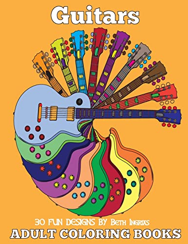 Stock image for Adult Coloring Books: Guitars for sale by Gulf Coast Books