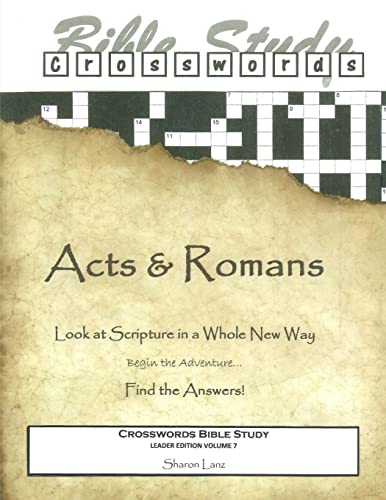 Imagen de archivo de Crosswords Bible Study: Acts and Romans Leader Book a la venta por THE SAINT BOOKSTORE