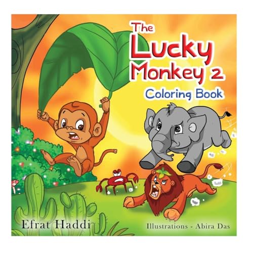 9781519664662: Children's books : " The Lucky Monkey 2 Coloring Book ": Volume 2