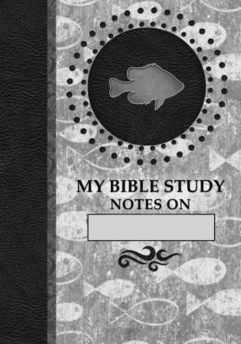 Beispielbild fr My Bible Study Journal: Fishers of Men Edition - (Black and White) (My Bible Study Journal Notebooks) zum Verkauf von Revaluation Books