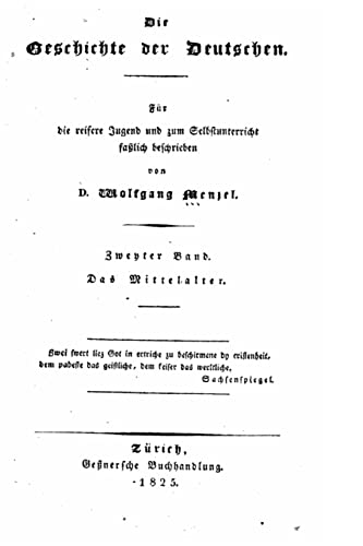 9781519721969: Die Geschichte der Deutschen