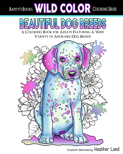 9781519753045: Beautiful Dog Breeds: Adult Coloring Book: Volume 2 (Wild Color)