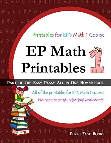 Stock image for EP Math 1 Printables: Part of the Easy Peasy All-in-One Homeschool for sale by Orion Tech