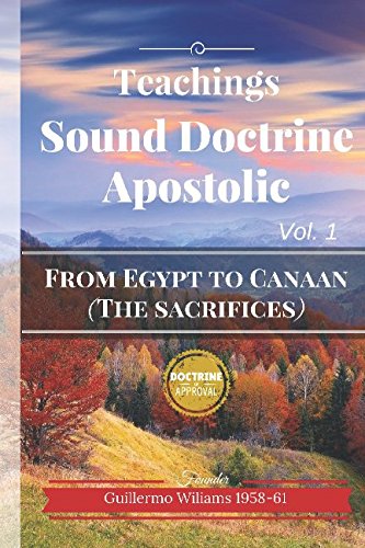 Beispielbild fr Teachings of sound doctrine Apostolic: Gathered in the name of the Lord Jesus Christ (From Egypt to Canaan) zum Verkauf von Lucky's Textbooks