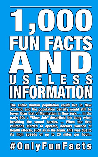 Beispielbild fr 1,000 Fun Facts and useless information: #OnlyFunFacts (Bluefacts) zum Verkauf von SecondSale