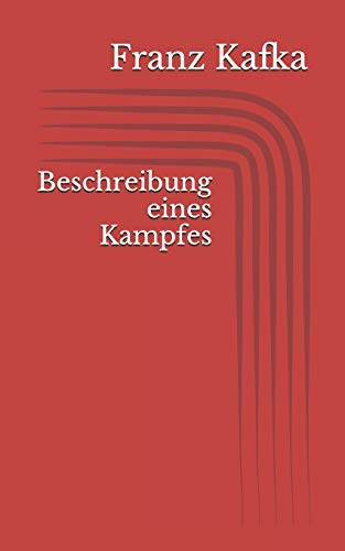 9781520697512: Beschreibung eines Kampfes (German Edition)