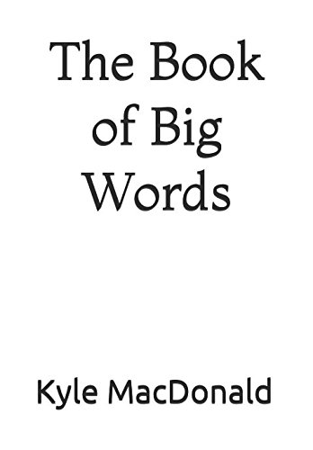 Stock image for The Book of Big Words for sale by Revaluation Books