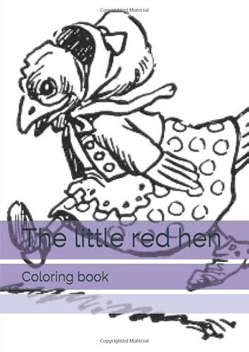 Stock image for The little red hen: Coloring book for sale by Revaluation Books