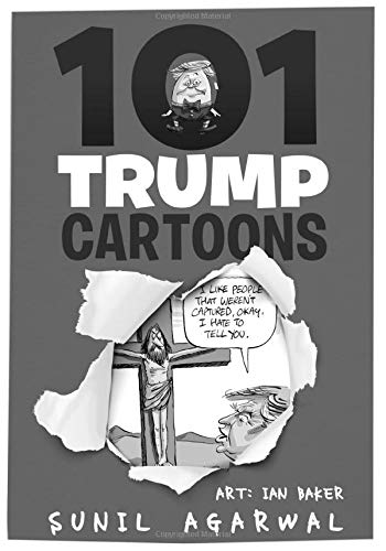 Stock image for 101 Trump Cartoons (Black & White English) for sale by Wonder Book
