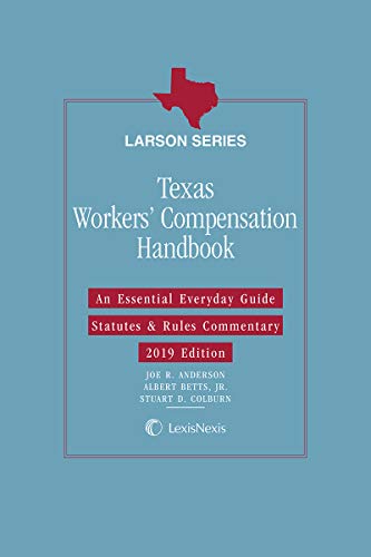 Beispielbild fr Texas Workers' Compensation Handbook, 2019 Edition zum Verkauf von SecondSale