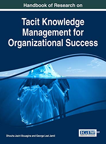Imagen de archivo de Handbook of Research on Tacit Knowledge Management for Organizational Success a la venta por Ria Christie Collections
