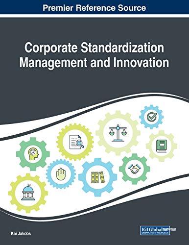 Beispielbild fr Corporate Standardization Management and Innovation zum Verkauf von Ria Christie Collections