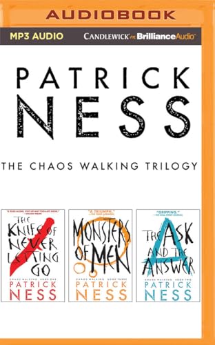 Imagen de archivo de Patrick Ness - The Chaos Walking Trilogy: The Knife of Never Letting Go, The Ask The Answer, Monsters of Men (Chaos Walking Series) a la venta por Front Cover Books