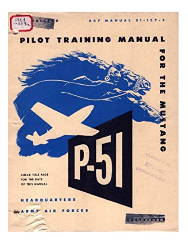 Stock image for Pilot manual for the P-51 Mustang pursuit airplane for sale by HPB Inc.