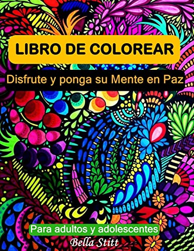 Stock image for Libro de colorear para adultos y adolescentes: Disfrute y ponga su mente en paz (Spanish Edition) for sale by Lucky's Textbooks