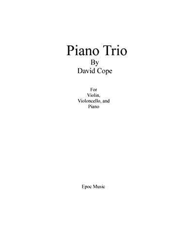 Stock image for Piano Trio for sale by Lucky's Textbooks