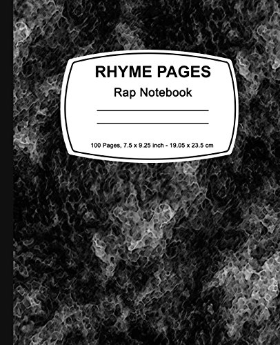 9781522789819 Rhyme Pages Rap Notebook 100 Page Edition Abebooks Rapper Lyricists Hip Hop 1522789812 - the rap book learn rhymesraps roblox