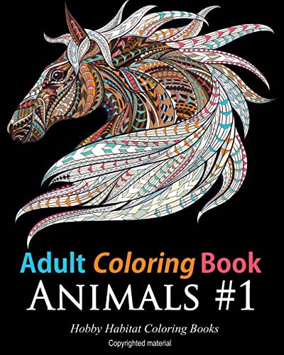 Stock image for Adult Coloring Books: Animals: 45 Stress Relieving Animal Coloring Designs (Stress Relief Coloring Books) for sale by Save With Sam